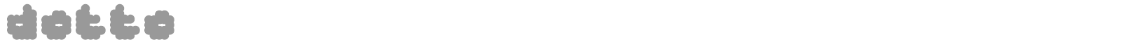 dotto font preview